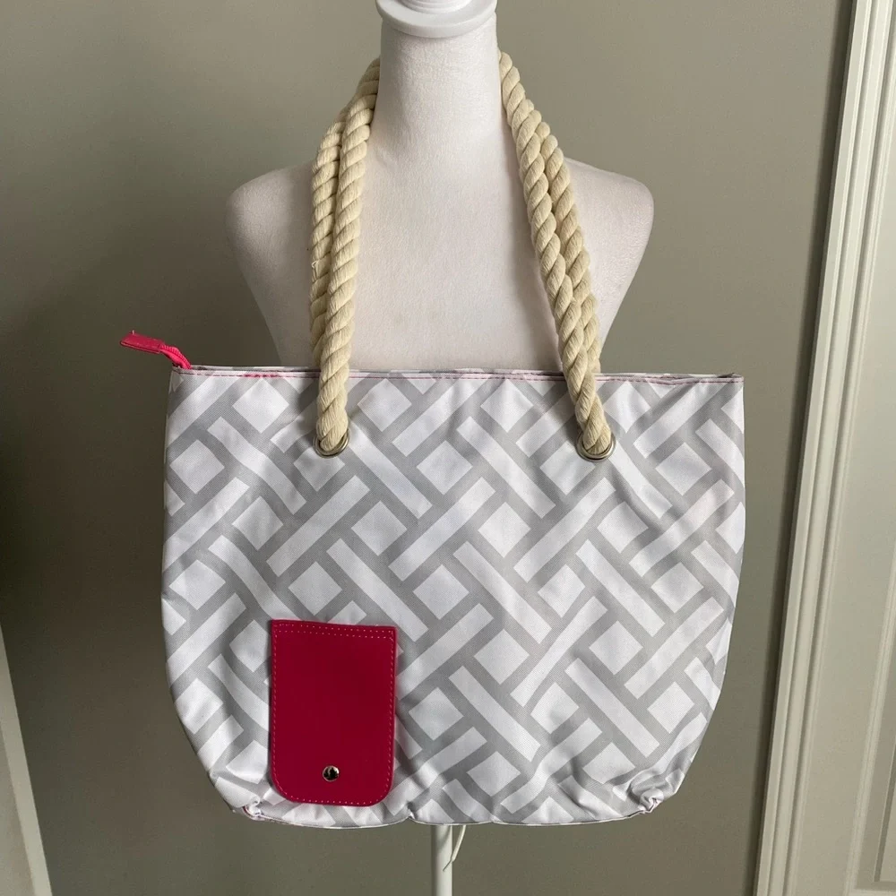 YOOMIK Beach Wine Tote Bag with 3x Wine Bladder Bag - Picture 2 of 10